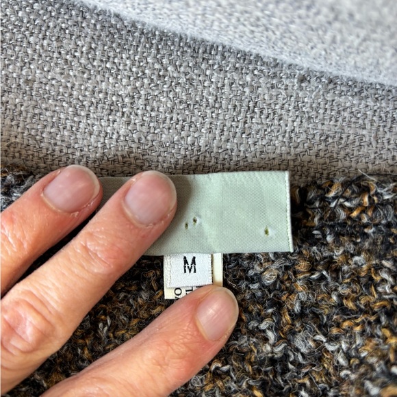 Weave of the Irish Handwoven Wool Sweater Wrap Shawl Cardigan - Picture 9 of 13